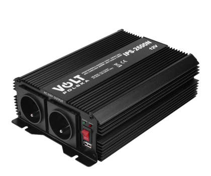 Przetwornica samochodowa VOLT IPS 2600 N 12/230V (1300/2600W) + USB